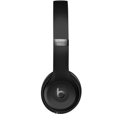 APPLE Beats by Dr. Dre Solo3 Wired/Wireless Bluetooth Stereo Headset - Over-the-head - Circumaural - Black LeftMaximum