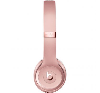 APPLE Beats by Dr. Dre Solo3 Wired/Wireless Bluetooth Stereo Headset - Over-the-head - Circumaural - Rose Gold LeftMaximum
