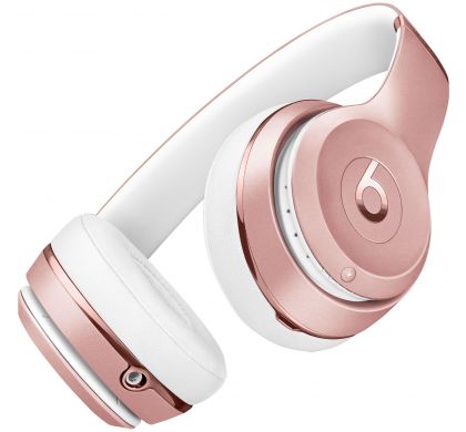 APPLE Beats by Dr. Dre Solo3 Wired/Wireless Bluetooth Stereo Headset - Over-the-head - Circumaural - Rose Gold BottomMaximum
