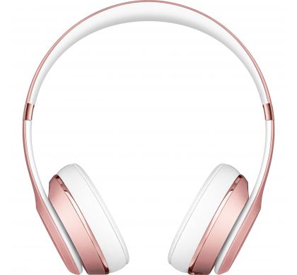 APPLE Beats by Dr. Dre Solo3 Wired/Wireless Bluetooth Stereo Headset - Over-the-head - Circumaural - Rose Gold FrontMaximum