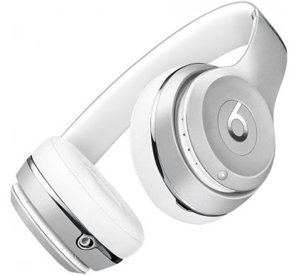 APPLE Beats by Dr. Dre Solo3 Wired/Wireless Bluetooth Stereo Headset - Over-the-head - Circumaural - Silver BottomMaximum