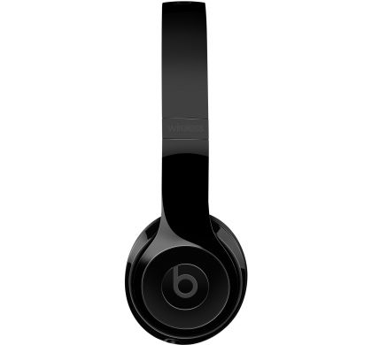 APPLE Beats by Dr. Dre Solo3 Wired/Wireless Bluetooth Stereo Headset - Over-the-head - Circumaural - Gloss Black LeftMaximum