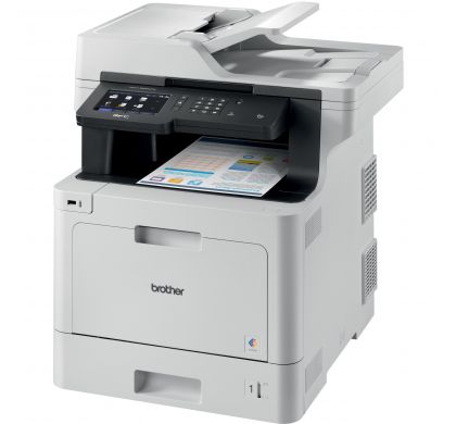 BROTHER MFC-L8900CDW Laser Multifunction Printer - Colour - Plain Paper Print - Desktop LeftMaximum