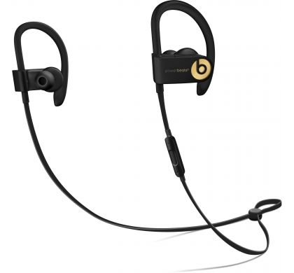 APPLE Beats by Dr. Dre Powerbeats3 Wireless Bluetooth Stereo Earset - Earbud, Behind-the-neck, Over-the-ear - In-ear - Gold, Black