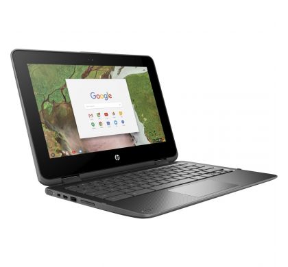 HP Chromebook x360 11 G1 EE 29.5 cm (11.6") Touchscreen LCD 2 in 1 Chromebook - Intel Celeron N3350 Dual-core (2 Core) 1.10 GHz - 4 GB LPDDR4 - 32 GB Flash Memory - Chrome OS 64-bit - 1366 x 768 - In-plane Switching (IPS) Technology - Convertible