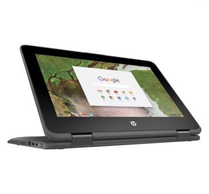 HP Chromebook x360 11 G1 EE 29.5 cm (11.6") Touchscreen LCD 2 in 1 Chromebook - Intel Celeron N3350 Dual-core (2 Core) 1.10 GHz - 4 GB LPDDR4 - 32 GB Flash Memory - Chrome OS 64-bit - 1366 x 768 - In-plane Switching (IPS) Technology - Convertible RightMaximum