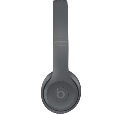 APPLE Beats by Dr. Dre Solo3 Wired/Wireless Bluetooth Stereo Headset - Over-the-head, On-ear - Circumaural - Asphalt Gray LeftMaximum