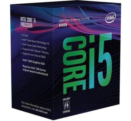 INTEL Core i5 i5-8600K Hexa-core (6 Core) 3.60 GHz Processor - Socket H4 LGA-1151 - Retail Pack
