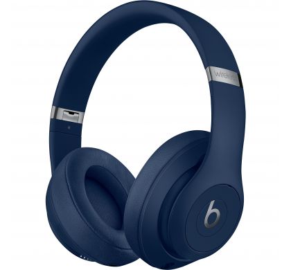 APPLE Studio3 Wired/Wireless Bluetooth Stereo Headset - Over-the-head - Circumaural - Blue LeftMaximum