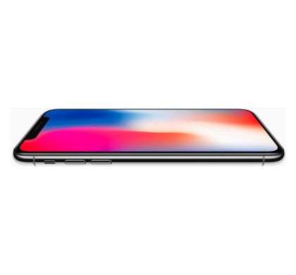 APPLE iPhone X 256 GB Smartphone - 4G - 14.7 cm (5.8") Super AMOLED 2436 x 1125 Touchscreen -  Hexa-core (6 Core) 2.39 GHz - 3 GB RAM - 12 Megapixel Rear/7 Megapixel Front - iOS 11 - SIM-free - Silver RightMaximum