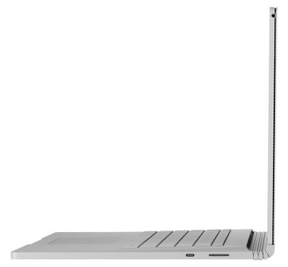MICROSOFT Surface Book 2 38.1 cm (15") Touchscreen LCD 2 in 1 Notebook - Intel Core i7 (8th Gen) i7-8650U Quad-core (4 Core) 1.90 GHz - 16 GB LPDDR3 - 512 GB SSD - Windows 10 Pro 64-bit - 3240 x 2160 - PixelSense - Hybrid - Silver, Black LeftMaximum