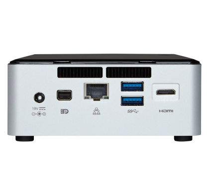 INTEL NUC5CPYH Desktop Computer -  Celeron N3050 1.60 GHz - Mini PC RearMaximum