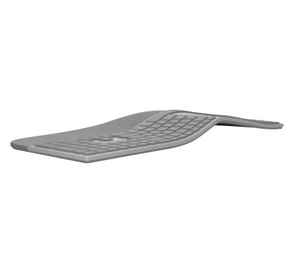 MICROSOFT Surface Keyboard - Wireless Connectivity - Bluetooth - Grey RearMaximum