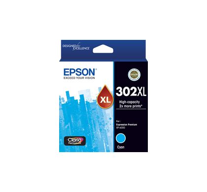 EPSON Claria Premium 302XL Original Ink Cartridge - Cyan
