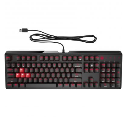 HP OMEN 1100 Mechanical Keyboard - Cable Connectivity TopMaximum