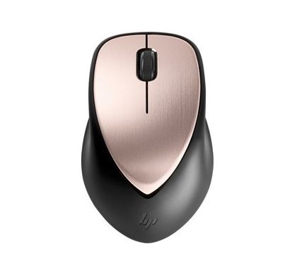 HP ENVY 500 Mouse - Laser - Wireless - 2 Button(s) - Black, Rose Gold