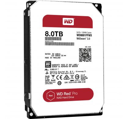 WESTERN DIGITAL Red Pro 8001FFWX 8 TB 3.5" Internal Hard Drive - SATA