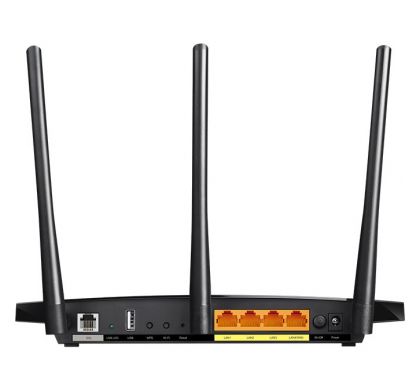 TP-LINK Archer VR400 IEEE 802.11ac ADSL2+, VDSL2, Ethernet Wireless Router RearMaximum