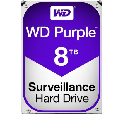 WESTERN DIGITAL Purple 80PURZ 8 TB 3.5" Internal Hard Drive - SATA