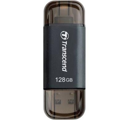TRANSCEND JetDrive Go 300 128 GB Lightning, USB 3.0 Flash Drive - Black