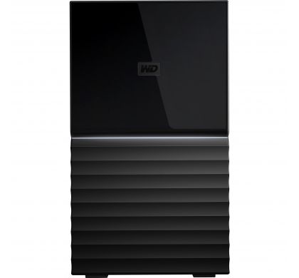 WESTERN DIGITAL My Book Duo BFBE0200JBK 2 x Total Bays DAS Storage System - Desktop FrontMaximum