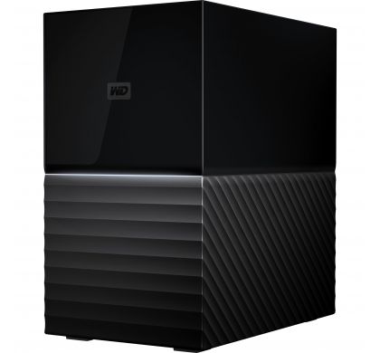 WESTERN DIGITAL My Book Duo BFBE0200JBK 2 x Total Bays DAS Storage System - Desktop LeftMaximum