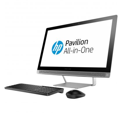 HP Pavilion 24-b200 24-b227a All-in-One Computer - Intel Core i7 (7th Gen) i7-7700T 2.90 GHz - 16 GB DDR4 SDRAM - 2 TB HDD - 60.5 cm (23.8") 1920 x 1080 Touchscreen Display - Windows 10 Home 64-bit - Desktop LeftMaximum
