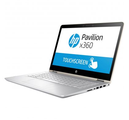 HP Pavilion x360 14-ba100 14-ba105tu 35.6 cm (14") Touchscreen LCD 2 in 1 Notebook - Intel Core i5 (8th Gen) i5-8250U Quad-core (4 Core) 1.60 GHz - 8 GB - 128 GB SSD - Windows 10 Home - 1366 x 768 - Convertible LeftMaximum