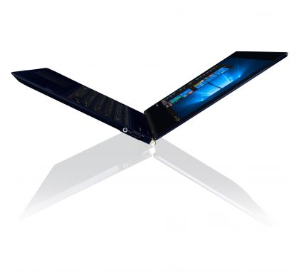 TOSHIBA Portege X20 31.8 cm (12.5") Touchscreen LCD 2 in 1 Notebook - Intel Core i5 (8th Gen) i5-8250U Quad-core (4 Core) 1.60 GHz - 8 GB - 256 GB SSD - Windows 10 Pro - 1920 x 1080 - Convertible - Blue Black Hairline LeftMaximum