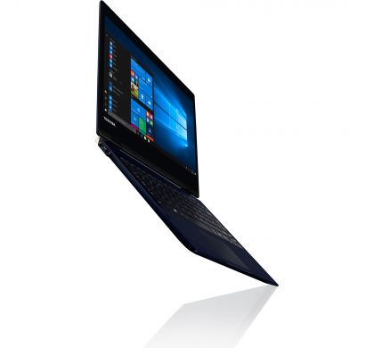 TOSHIBA Portege X20 31.8 cm (12.5") Touchscreen LCD 2 in 1 Notebook - Intel Core i5 (8th Gen) i5-8250U Quad-core (4 Core) 1.60 GHz - 8 GB - 256 GB SSD - Windows 10 Pro - 1920 x 1080 - Convertible - Blue Black Hairline RightMaximum