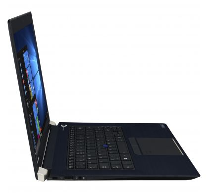 TOSHIBA Tecra X40-E 35.6 cm (14") Touchscreen LCD Notebook - Intel Core i7 (8th Gen) i7-8550U Quad-core (4 Core) 1.80 GHz - 8 GB - 256 GB SSD - Windows 10 Pro - 1920 x 1080 - Blue Black Hairline RightMaximum