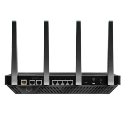 NETGEAR Nighthawk X8 D8500 IEEE 802.11ac Ethernet, ADSL2+, VDSL2 Modem/Wireless Router RearMaximum