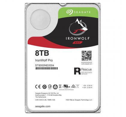 SEAGATE IronWolf Pro ST8000NE0004 8 TB 3.5" Internal Hard Drive - SATA