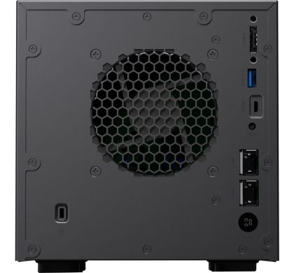 NETGEAR ReadyNAS RN424 4 x Total Bays SAN/NAS Storage System - Desktop RearMaximum