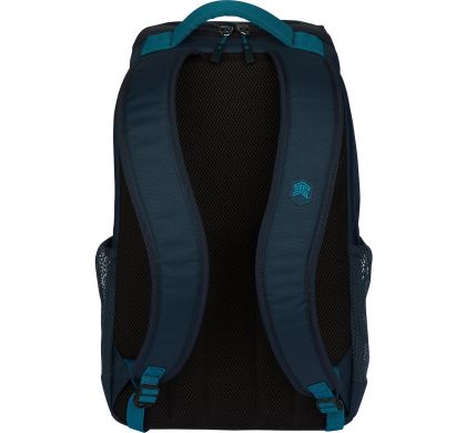 STM Goods SAGA Carrying Case (Backpack) for 38.1 cm (15") Bottle, Umbrella, Accessories, Magazine, Notebook, Key, Tablet, Gear, Boarding Pass, Equipment - Dark Navy RearMaximum