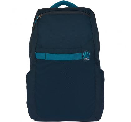 STM Goods SAGA Carrying Case (Backpack) for 38.1 cm (15") Bottle, Umbrella, Accessories, Magazine, Notebook, Key, Tablet, Gear, Boarding Pass, Equipment - Dark Navy FrontMaximum
