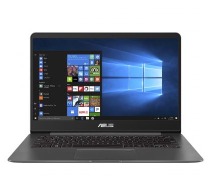 ASUS ZENBOOK UX430UN-GV060R 35.6 cm (14") LCD Notebook - Intel Core i7 (8th Gen) i7-8550U Quad-core (4 Core) 1.80 GHz - 16 GB LPDDR3 - 512 GB SSD - Windows 10 Pro 64-bit - 1920 x 1080 - Tru2Life - Quartz Grey FrontMaximum