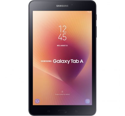 SAMSUNG Galaxy Tab A SM-T380 Tablet - 20.3 cm (8") - 2 GB Quad-core (4 Core) 1.40 GHz - 16 GB - Android 7.1 Nougat - 1280 x 800 - Black FrontMaximum