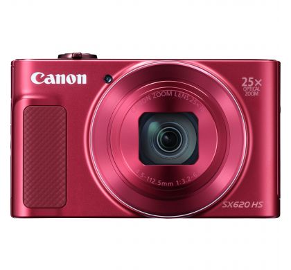 CANON PowerShot SX620 HS 20.2 Megapixel Compact Camera - Red