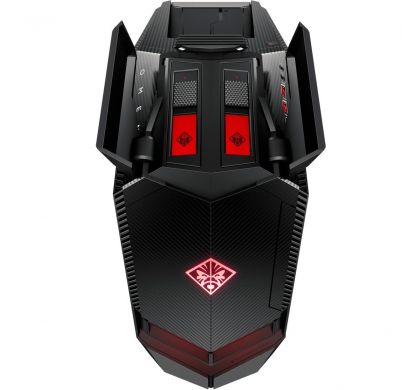 HP OMEN 880-000 880-073a VR Ready Gaming Desktop Computer - Intel Core i7 (7th Gen) i7-7700K 4.20 GHz - 16 GB DDR4 SDRAM - 2 TB HDD - 256 GB SSD - Windows 10 Home 64-bit - Tower - Black TopMaximum