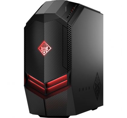 HP OMEN 880-000 880-073a VR Ready Gaming Desktop Computer - Intel Core i7 (7th Gen) i7-7700K 4.20 GHz - 16 GB DDR4 SDRAM - 2 TB HDD - 256 GB SSD - Windows 10 Home 64-bit - Tower - Black LeftMaximum