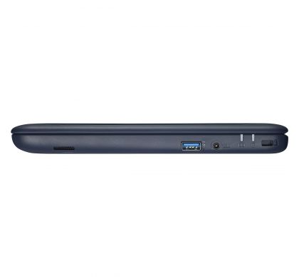 ASUS VivoBook E201 E201NA-GJ022T 29.5 cm (11.6") LCD Ultrabook - Intel Pentium N4200 Quad-core (4 Core) 1.10 GHz - 4 GB - 128 GB Flash Memory - Windows 10 - 1366 x 768 - Dark Blue LeftMaximum