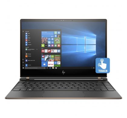 HP Spectre 13-af000 13-af023tu 33.8 cm (13.3") Touchscreen LCD Notebook - Intel Core i5 (8th Gen) i5-8250U Quad-core (4 Core) 1.60 GHz - 8 GB LPDDR3 - 1 TB SSD - Windows 10 Home 64-bit - 1920 x 1080 - In-plane Switching (IPS) Technology - Dark Ash FrontMaximum