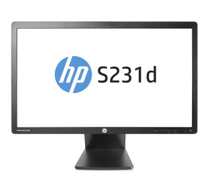 HP Elite S231d 58.4 cm (23") LED LCD Companion Monitor with Integrated Docking Station - 16:9 - 7 ms