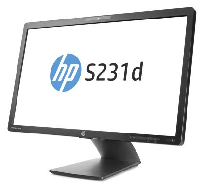 HP Elite S231d 58.4 cm (23") LED LCD Companion Monitor with Integrated Docking Station - 16:9 - 7 ms LeftMaximum