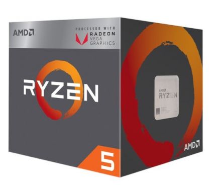 AMD Ryzen 5 2400G Quad-core (4 Core) 3.60 GHz Processor - Socket AM4 - Retail Pack