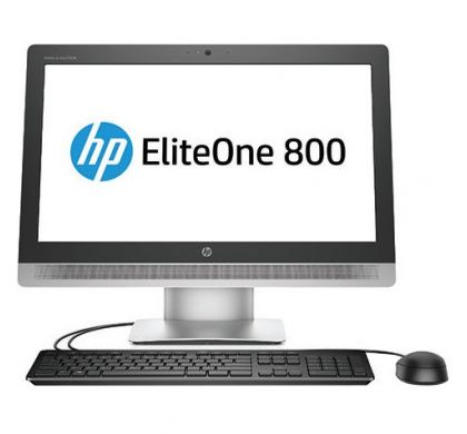 HP EliteOne 800 G2 All-in-One Computer - Intel Core i5 (6th Gen) i5-6500 3.20 GHz - 8 GB DDR4 SDRAM - 256 GB SSD - 58.4 cm (23") 1920 x 1080 - Windows 7 Professional 64-bit (English) - Desktop FrontMaximum