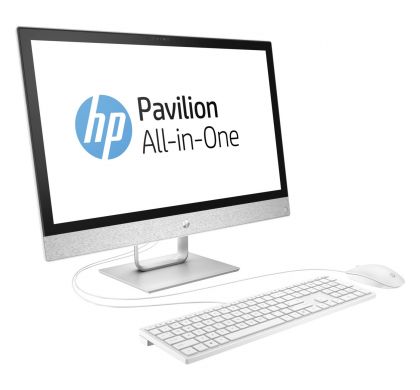 HP Pavilion 24-r000 24-r031a All-in-One Computer - Intel Core i3 (7th Gen) i3-7100T 3.40 GHz - 8 GB DDR4 SDRAM - 1 TB HDD - 128 GB SSD - 60.5 cm (23.8") 1920 x 1080 Touchscreen Display - Windows 10 Home 64-bit - Desktop RightMaximum