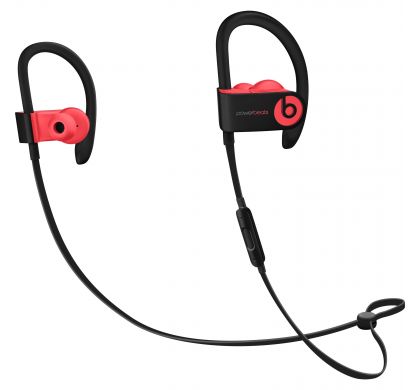 APPLE Beats by Dr. Dre Powerbeats3 Wireless Bluetooth Stereo Earset - Earbud, Over-the-ear, Behind-the-neck - In-ear - Siren Red