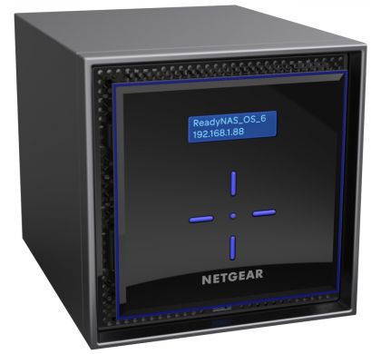 NETGEAR ReadyNAS RN424E4 4 x Total Bays SAN/NAS Storage System - Desktop